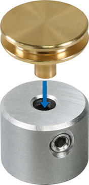 钉形样品台转AFM样品台